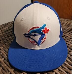 New Era Toronto Blue Jays Cooperstown 59Fifty Fitted Hat 7 1/4 MLB Baseball Cap